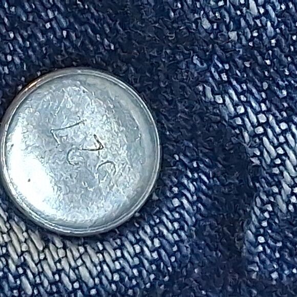 Vintage Levis Sherpa Lined Denim Trucker Jacket USA Made Mens 38R M Early 1980s - Picture 12 of 16